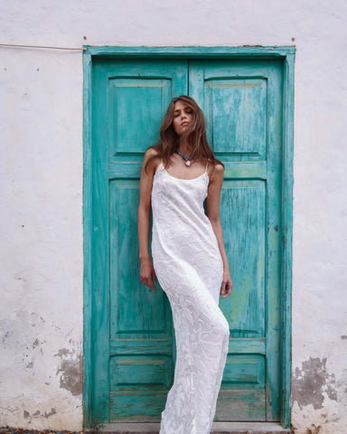 francesca's dresses Francesca Dress | Bias-Cut Tonal Velvet Devoré Slip Dress The Nightmare Before Christmas and galas 1440 Fit:Contemporary